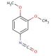 3,4-Dimethoxyphenyl isocyanate (CAS 37527-66-5) - chemical structure image