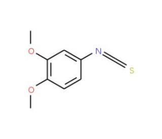 3,4-Dimethoxyphenyl isothiocyanate (CAS 33904-04-0) - chemical structure image