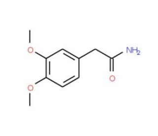 3,4-Dimethoxyphenylacetamide (CAS 5663-56-9) - chemical structure image