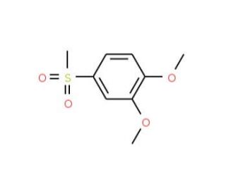 3,4-Dimethoxyphenylmethylsulfone - chemical structure image