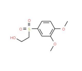 3,4-Dimethoxyphenylsulfonylethanol (CAS 688763-13-5) - chemical structure image