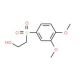 3,4-Dimethoxyphenylsulfonylethanol (CAS 688763-13-5) - chemical structure image