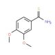 3,4-Dimethoxythiobenzamide (CAS 58952-14-0) - chemical structure image