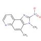 3,4-Dimethyl-2-nitro-3H-imidazo[4,5-f]quinoline (CAS 132461-40-6) - chemical structure image