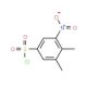 3,4-dimethyl-5-nitrobenzenesulfonyl chloride - chemical structure image