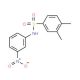 3,4-dimethyl-N-(3-nitrophenyl)benzenesulfonamide - chemical structure image