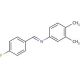 3,4-Dimethyl-N-(4-fluorobenzylidene)aniline (CAS 198879-69-5) - chemical structure image