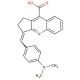 3-(4-Dimethylamino-benzylidene)-2,3-dihydro-1H-cyclopenta[b]quinoline-9-carboxylic acid - chemical structure image
