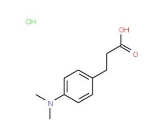 3-(4-Dimethylamino-phenyl)-propionic acid hydrochloride (CAS 1134691-04-5) - chemical structure image