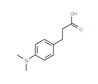 3-[4-(dimethylamino)phenyl]propanoic acid (CAS 73718-09-9) - chemical structure image