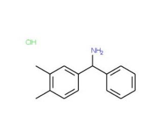 (3,4-dimethylphenyl)(phenyl)methanamine hydrochloride - chemical structure image