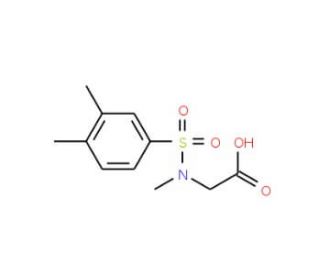 [[(3,4-dimethylphenyl)sulfonyl](methyl)amino]acetic acid - chemical structure image