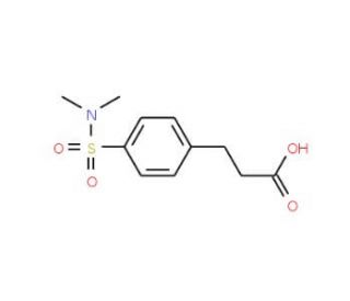 3-(4-Dimethylsulfamoyl-phenyl)-propionic acid - chemical structure image