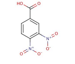 3,4-Dinitrobenzoic acid (CAS 528-45-0) - chemical structure image