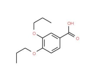 3,4-dipropoxybenzoic acid (CAS 794582-28-8) - chemical structure image