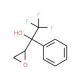 3,4-Epoxy-2-phenyl-1,1,1-trifluoro-2-butanol (CAS 351003-37-7) - chemical structure image