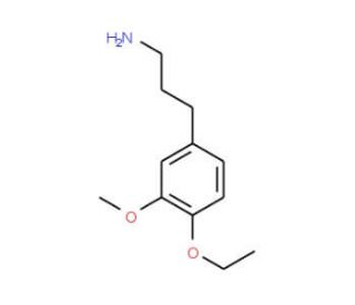 3-(4-Ethoxy-3-methoxy-phenyl)-propylamine - chemical structure image
