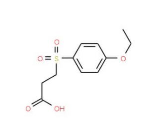 3-(4-Ethoxy-benzenesulfonyl)-propionic acid - chemical structure image