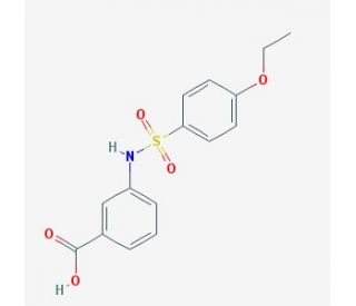 3-(4-Ethoxy-benzenesulfonylamino)-benzoic acid - chemical structure image