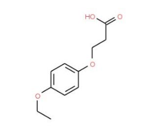 3-(4-Ethoxy-phenoxy)-propionic acid - chemical structure image