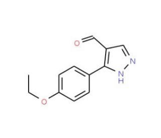 3-(4-Ethoxy-phenyl)-1H-pyrazole-4-carbaldehyde - chemical structure image