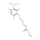 3-(4-Ethoxycarbonylbutyloxy)-2,4,6-trifluorophenylboronic acid (CAS 1150114-31-0) - chemical structure image