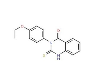 3-(4-Ethoxyphenyl)-2-thioxo-2,3-dihydro-1H-quinazolin-4-one (CAS 1035-51-4) - chemical structure image