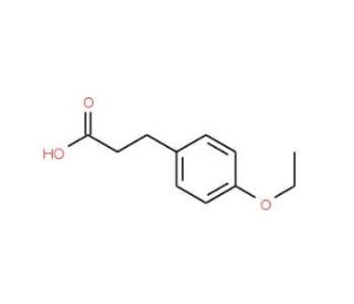 3-(4-Ethoxyphenyl)propionic acid (CAS 4919-34-0) - chemical structure image