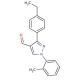 3-(4-ethylphenyl)-1-(2-methylphenyl)-1H-pyrazole-4-carbaldehyde - chemical structure image