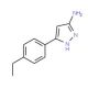3-(4-Ethylphenyl)-1H-pyrazol-5-amine - chemical structure image