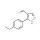 3-(4-Ethylphenyl)-1H-pyrazole-4-carbaldehyde - chemical structure image