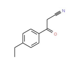 3-(4-Ethylphenyl)-3-oxopropanenitrile (CAS 96220-15-4) - chemical structure image
