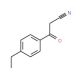 3-(4-Ethylphenyl)-3-oxopropanenitrile (CAS 96220-15-4) - chemical structure image