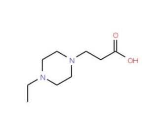 3-(4-ethylpiperazin-1-yl)propanoic acid - chemical structure image
