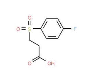 3-(4-Fluoro-benzenesulfonyl)-propionic acid - chemical structure image