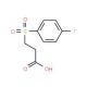 3-(4-Fluoro-benzenesulfonyl)-propionic acid - chemical structure image