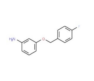 3-(4-Fluoro-benzyloxy)-phenylamine - chemical structure image