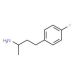 3-(4-Fluoro-phenyl)-1-methyl-propylamine (CAS 63659-85-8) - chemical structure image