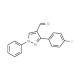 3-(4-Fluoro-phenyl)-1-phenyl-1H-pyrazole-4-carbaldehyde (CAS 36640-40-1) - chemical structure image