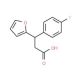 3-(4-Fluoro-phenyl)-3-furan-2-yl-propionic acid - chemical structure image