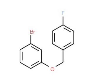 3-(4-Fluorobenzyloxy)-bromobenzene (CAS 845866-52-6) - chemical structure image