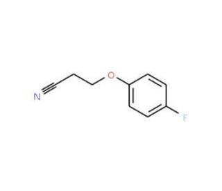 3-(4-Fluorophenoxy)propionitrile (CAS 85169-02-4) - chemical structure image