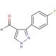 3-(4-Fluorophenyl)-1H-pyrazole-4-carboxaldehyde (CAS 306936-57-2) - chemical structure image