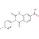 3-(4-fluorophenyl)-2,4-dioxo-1,2,3,4-tetrahydroquinazoline-7-carboxylic acid - chemical structure image
