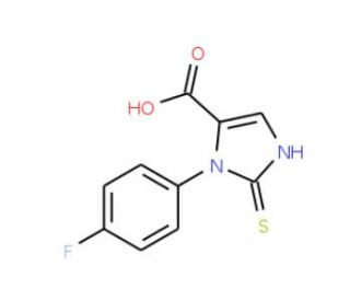 3-(4-fluorophenyl)-2-thioxo-2,3-dihydro-1H-imidazole-4-carboxylic acid - chemical structure image