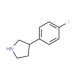 3-(4-Fluorophenyl)pyrrolidine (CAS 144620-11-1) - chemical structure image