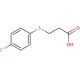 3-(4-Fluorophenylthio)propionic acid, tech - chemical structure image