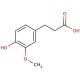 3-(4-Hydroxy-3-methoxyphenyl)propionic acid (CAS 1135-23-5) - chemical structure image