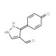 3-(4-Hydroxy-phenyl)-1H-pyrazole-4-carbaldehyde - chemical structure image