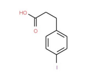 3-(4-Iodophenyl)propanoic acid (CAS 1643-29-4) - chemical structure image